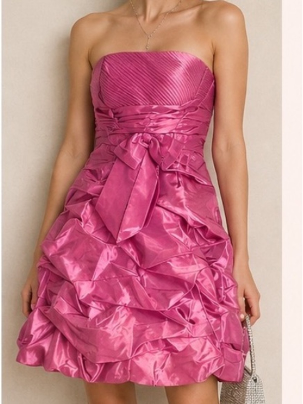 Vintage May Queen Couture Strapless Dress
